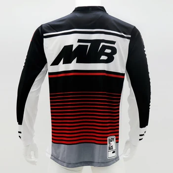 Fitness tréning priedušná t-shirt,DH MX dlho motocross Závodné MTB RPET Krátky rukáv T-shirt