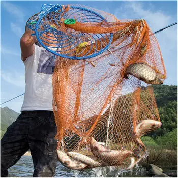 XCLOHAS Odlievanie Siete Okami Rybolov, Pasce, siete s Záťaže Inovované American Ručne Liate Čistý Rybárske Nástroje 300-720 cm