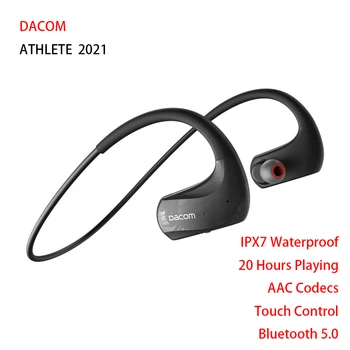 DACOM ŠPORTOVEC Športové Bezdrôtové Bluetooth Slúchadlá IPX5 Nepremokavé Beží Headset s Mikrofónom pre iPhone Huawei Xiao