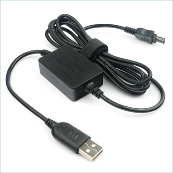 5V USB Kábel Napájací AC-L10 AC-L100 AC-L15 pre Sony AC-L10A CCD-TR67 TR516 TR716 TR818 TR917 TR940 TRV3E TRV15 TRV16E TRV17