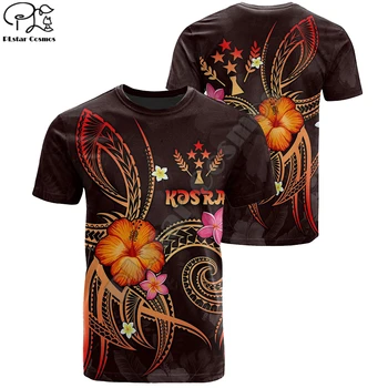 PLstar Vesmíru 2021 Polynézia Nové Módne Muži/Ženy Kosrae T-shirts 3d Tlač Navrhnuté Letné Krátke Rukáv Tričko Značky Topy Štýl-2