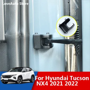 4PCS 3D ABS Dvere Zátka ochranný Kryt pre Hyundai Tucson NX4 2021 2022 Interiéru, Ochrana Proti korózii Skrutkovacím uzáverom Príslušenstvo