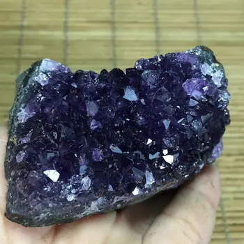 Prírodné Ametyst Jaskyňa Quartz Klastra Crystal vzor Energy Healing