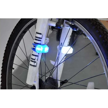 2 LED horský Bicykel zadné svetlá Šiestej Generácie Žaba Tvar Predné Svetlá Silikónové LED Svetlá Výstražné Svetlá na Bicykel predné svetlo 1Pc