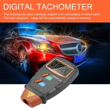 Digitálne Laserové Foto Tachometra bezkontaktné RPM Tach Digitálne Laserové Tachometer Rýchlomer Rýchlosť, Rozchod Motor Horúci Predaj