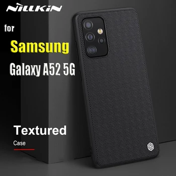 Pre Samsung A52 5G Prípade Puzdro Nillkin Textúrou Nylonové Vlákna Odolné Non-slip Shockproof Zadný Kryt pre Galaxy A52 Funda Coque