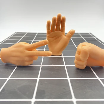 5 ks Mini Funny Finger Rukáv Novinka Bábkové Simulácia Strane Kreatívne Hračky, Plastové Rukavice Zábavné Kreatívne Hračky Model