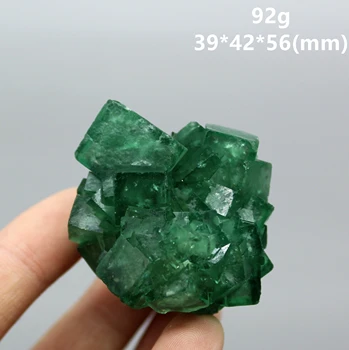 Prírodné zelené fluorite Minerálne vzor klastra Kamene a kryštály Liečivý kryštál doprava Zadarmo