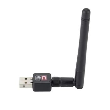 WiFi Bezdrôtové Sieťové Karty USB 2.0 150M 802.11 b/g/n LAN Adaptér s otočná Anténa pre Notebook PC Mini Wi-fi Dongle