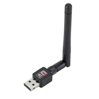 WiFi Bezdrôtové Sieťové Karty USB 2.0 150M 802.11 b/g/n LAN Adaptér s otočná Anténa pre Notebook PC Mini Wi-fi Dongle