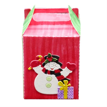 HILIFE Darček Candy Bag Vianočné Ozdoby Strihanie Kovov Zomrie DIY Papier Razba Zápisník Papier Remesiel Vianočný Darček Box