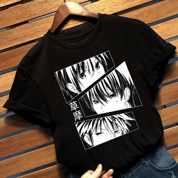 Ovocie Kôš Roztomilé Anime T Shirt Ženy Bežné Harajuku Tee Nadrozmerná T-Shirt Lete 2021 Mužov Japonsko Oblečenie Tričká
