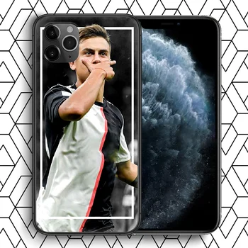 Paulo Dybala Milan Futbal Telefón puzdro Pre Iphone 4 4s 5 5S SE 5C 6 6 7 8 Plus X XS XR 11 12 Mini Pro Max 2020 black Prime