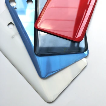 Samsung Galaxy A30 Batérie Zadný Kryt Originál Dvere Bývanie Opravu, Výmenu Súčasti Ochrana Telefónu 3D sklenené Prípade s Logom