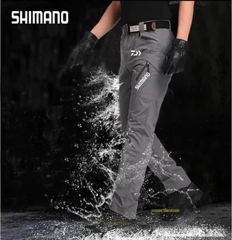 2021 Shimano Nepremokavé Rybárske Nohavice, Vonkajší Multi-Vrecko Odolné Vonkajšie Turistika Mužov Nohavice Taktiky Nohavice Rybárske Oblečenie