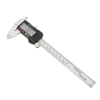 150mm 15 cm 6 cm Profesionálny Elektronický Digitálny LCD Displej Ocele Vernier Strmeň Rozchod Mikrometer na Meranie Nástroja