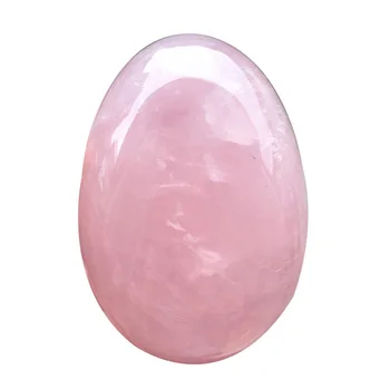 Undrilled Prírodné Rose Quartz Yoni Vajcia Prírodné Jade Crystal Vajcia Masážne Gule Panvového Kegel Cvičenia Vaginálne Sprísnenie Oblasti