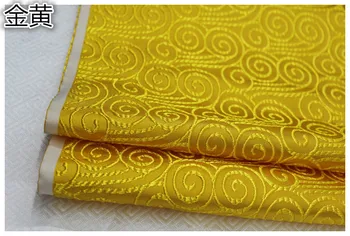 Vysoká kvalita dvore farbené žakárové gobelín satin 3D žakárové brocade textílie pre šaty vankúš opony patchwork 75x100cm