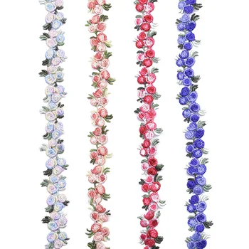2Yard Mini Kvet Plastický Duté Čipky Stuhou Svadobné Dekorácie, Šitie Odevov Nášivka DIY Príslušenstvo