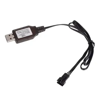 6.4 v/7.4 V Nabíjačky Li-ja SM-3P RC Hračky na diaľkové ovládanie pozitívne prenosné USB N7MC