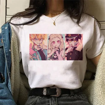 Nové Hanako Kun T Shirt Ženy Japonské Anime Tričko Letné Topy Wc Viazaný Legrační Karikatúra Tričko Harajuku T-shirt Žena