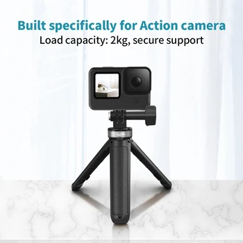 TELESIN GP-MNP-092-X Mini Selfie Stick Prenosné Hliníkové Nastaviteľné pre GoPro 9 pre Insta360