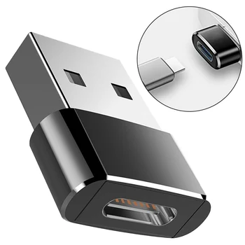 Univerzálna USB Mužskej Typ-c Famale Interface Adapter Pre iPhone 12 Pro Max 12 Mini Rýchle Nabíjanie Kábel, Adaptér Typ C Káble