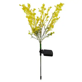 Nepremokavé Záhradné Lampy Solárne Svetlo LED Kvetu Repky Kvety Krásne Slnečné Svetlo Darček Strany Vonku na Dvore Záhradné Dekorácie