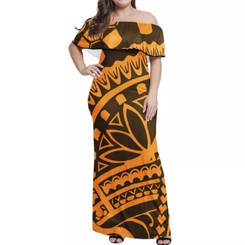 Hycool Nový Príchod 2021 Lete Polynézskej Šaty Vestido Slim Voľné Bežné Ženy Oblečenie Patchwork Vestidos Šaty Plus Veľkosť