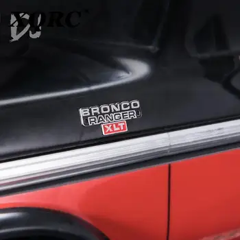 Trx4 Ford farba stereo kovové logo Bronco rozsah kovové logo pre 1:10 RC sledovať traxxas trx4