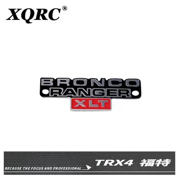 Trx4 Ford farba stereo kovové logo Bronco rozsah kovové logo pre 1:10 RC sledovať traxxas trx4