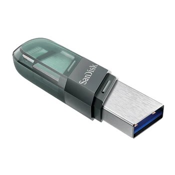 SanDisk USB Flash Disk iXpand Flip OTG Lightning USB 3.1 Stick 256 GB 128 GB 64 GB Pero Jednotky Pfi Pre iPhone a iPad a USB Typ-A,