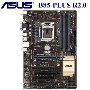 Asus B85-PLUS R2.0 Motherbaord LGA 1150 DDR3, Intel B85 Core i7/i5/i3 PCI-E 3.0 Pôvodnej Ploche B885 Doske USB3.0 1150 Používané