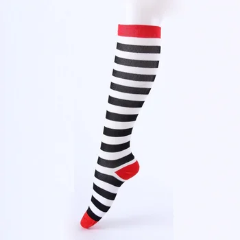 Dámske dlhé ponožky športové Kompresné pančuchy Sestra nylon koleno chodník bežecká trek Fantázie Futbal Pre jogging vysokej módy ponožky