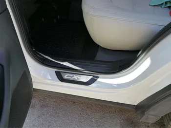 Pre Mazda CX-5 2017 2018 2019 2020 auto prah stráže vitajte anti-scratch ochranu auto príslušenstvo