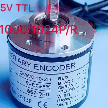 5V dlhý riadok disky TTL rozdiel výstup čiastkových rotačný encoder OVW2 série 1000 pulz 1024 line