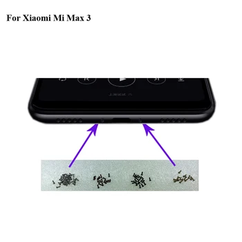 2 ks Pre Xiao Mi Max 3 Max3 Tlačítko Dock Skrutky Bývanie Skrutku na nechty, pripináčika Mi Max3 Max 3 Telefóny Skrutku nechtov