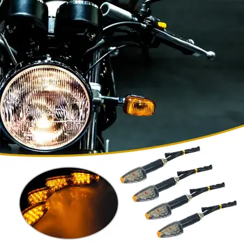12V Motocykel Zase Signálne Kontrolky Amber LED Blinkers Svetlá Univerzálny Moto Zase Signálu, Indikátor Svetla, Príslušenstvo Horúce