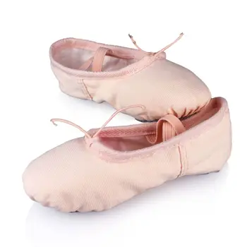 2021 Najnovšie Songyuexia Profesionálne Dieťa Dievčatá, Deti Bavlna Plátno Mäkké Baletu Tanečnej Praxi Topánky Telocvični Balet Papuče
