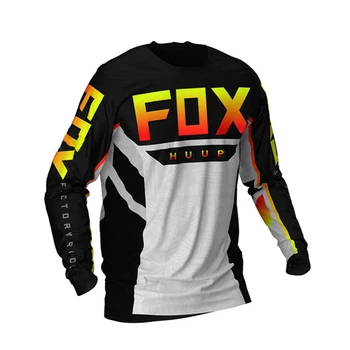 2021 HUUP FOX off-road na bicykli jersey, zjazdové jersey, horský bicykel, jazda na bicykli jersey