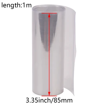 1Pcs 1M 85mm PVC Tepla Shrinkable Hadice Shrink Sleeve Trubice Zábal Contra Rukáv Kábel Izolácie pre 4×18650 Batérie