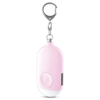 Osobné Poplašné Sirény 2 Pack-120 DB Self-Defense Alarm Keychain s USB Nabíjanie Núdzové LED Baterka