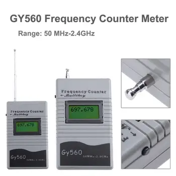 50Mhz na 2,4 Ghz GY560 Frekvencia Počítadlo, Merač pre 2-Way Rádio Vysielač GSM Prenosné Profesionálne Frekvencie, Meranie Nástroja