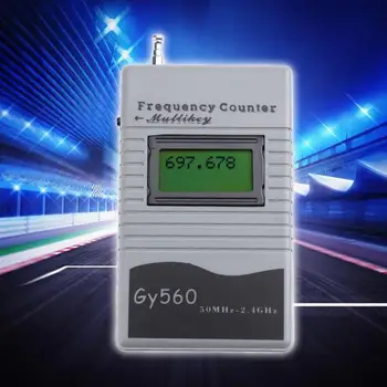 50Mhz na 2,4 Ghz GY560 Frekvencia Počítadlo, Merač pre 2-Way Rádio Vysielač GSM Prenosné Profesionálne Frekvencie, Meranie Nástroja