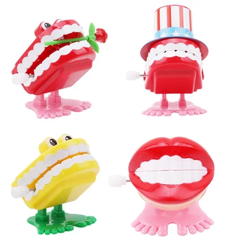 Kreatívne hračky Zubné Darček Zubné Zábavné Wind-up Skákacie Zuby Hračka Zubný lekár, Dentálna Hračka Skok Zub Zuby
