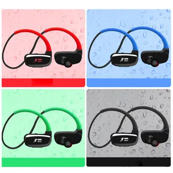 IPX8 Vodotesné Slúchadlá Bezdrôtové Bluetooth Slúchadlá 16 GB MP3 Prehrávač In-ear Stereo Hudbu, Športové Slúchadlá HiFi Slúchadlá plávať