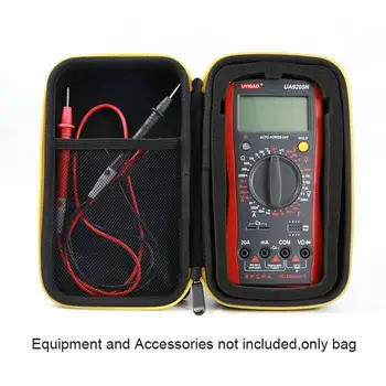 Čierna EVA Pevného Prípade Skladovania Nepremokavé Shockproof Cestovná Taška s Oka Vrecko na Ochranu F117C/F17B Digitálny Multimeter