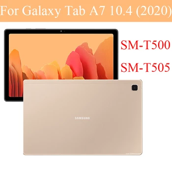 Pre Samsung Galaxy Tab A7 10.4 2020 Tablet Prípade Fundas Slim Flip Solid farba Krytu Mäkký Ochranný plášť taška pre SM-T500 SM-T505