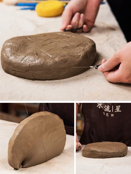 Keramika Keramické Rezné Nástroje Blato Rez Linky Oceľový Drôt Plátok Nástroj Umelca Dodávky 40 cm