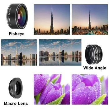 Tongdaytech 32X rozloženie izieb 28x Telefón Ďalekohľad Objektív Zoom Objektív rybie oko širokouhlý Makro Lente S Statívy Radič Pre Iphone Samsung